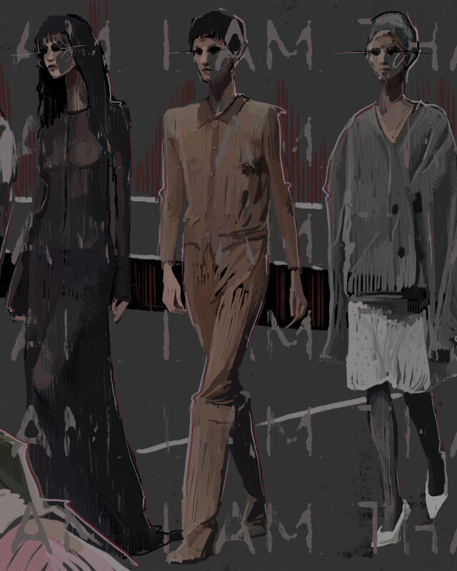 catwalk illustration / подиумная иллюстрация - CO:CREATE 2