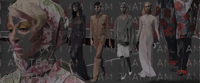 catwalk illustration / подиумная иллюстрация - CO:CREATE 4