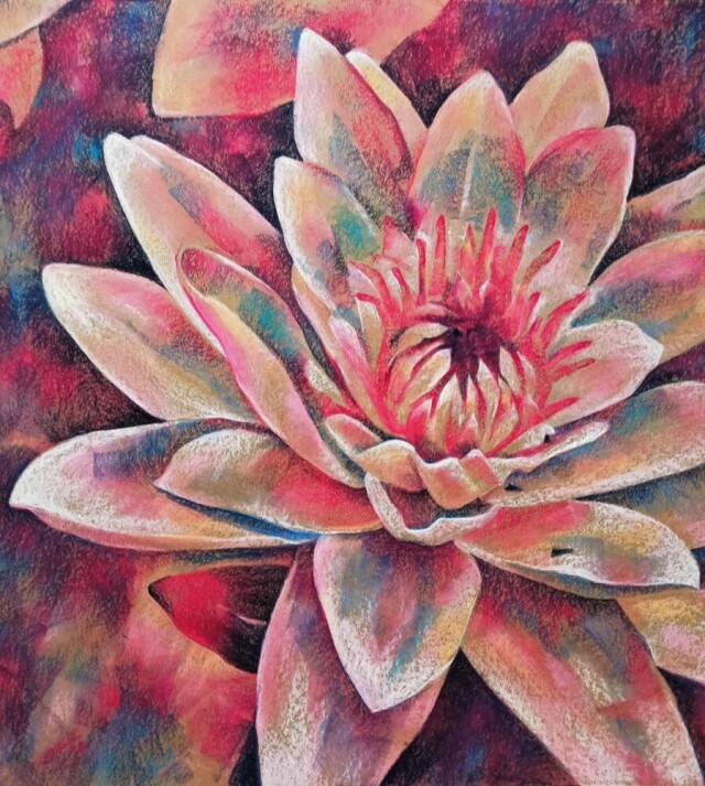 Пастельная живопись «Лотос» - CO:CREATE