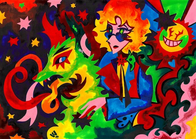 Психоделические акварельные и карандашные работы - CO:CREATE 7