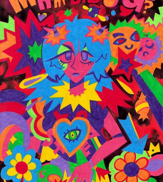 Психоделические акварельные и карандашные работы - CO:CREATE