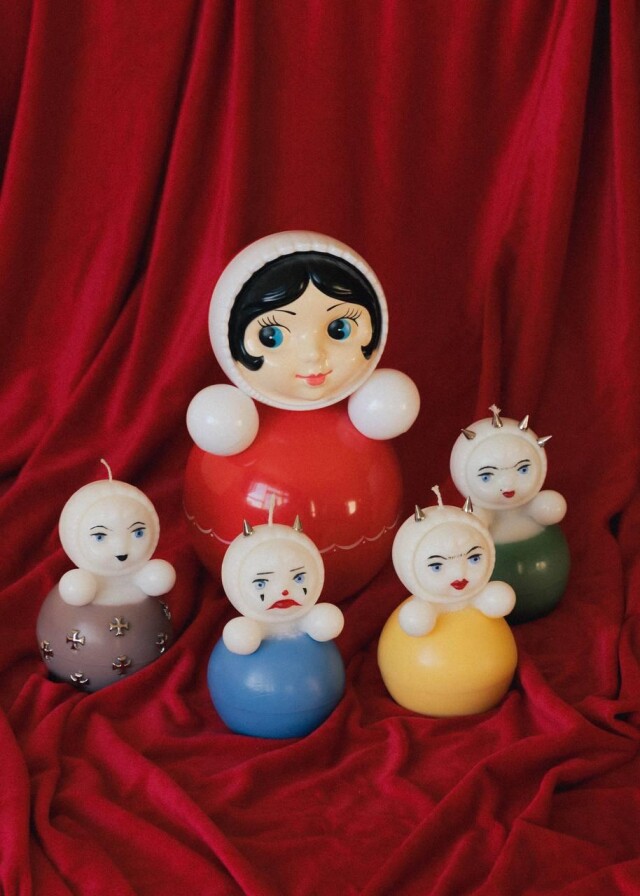 Арт- свечи «Неваляшки» - CO:CREATE 1