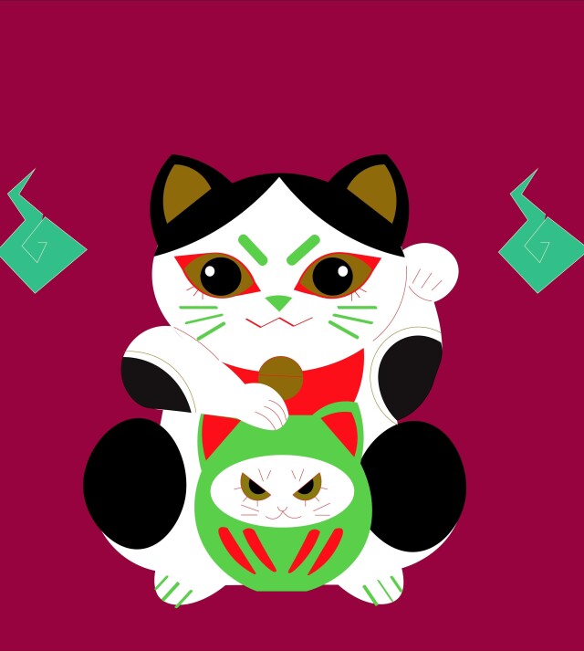 кошка на удачу - CO:CREATE