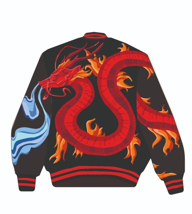 Бомбер "Красный дракон" - CO:CREATE