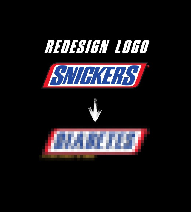 snickers redesign logo - CO:CREATE