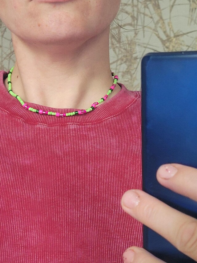 Летние чокеры из бисера с натуральными камнями - CO:CREATE 2