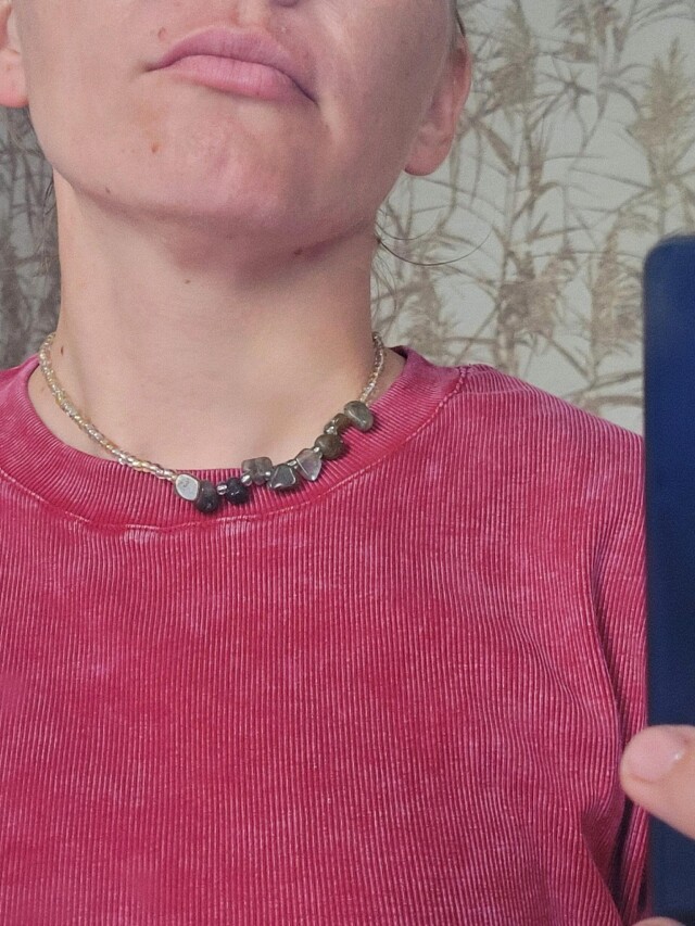 Летние чокеры из бисера с натуральными камнями - CO:CREATE 4