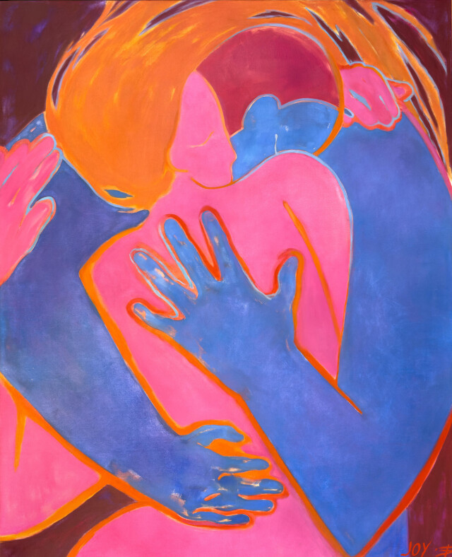 Вдвоём. Синий, розовый, оранжевый - CO:CREATE