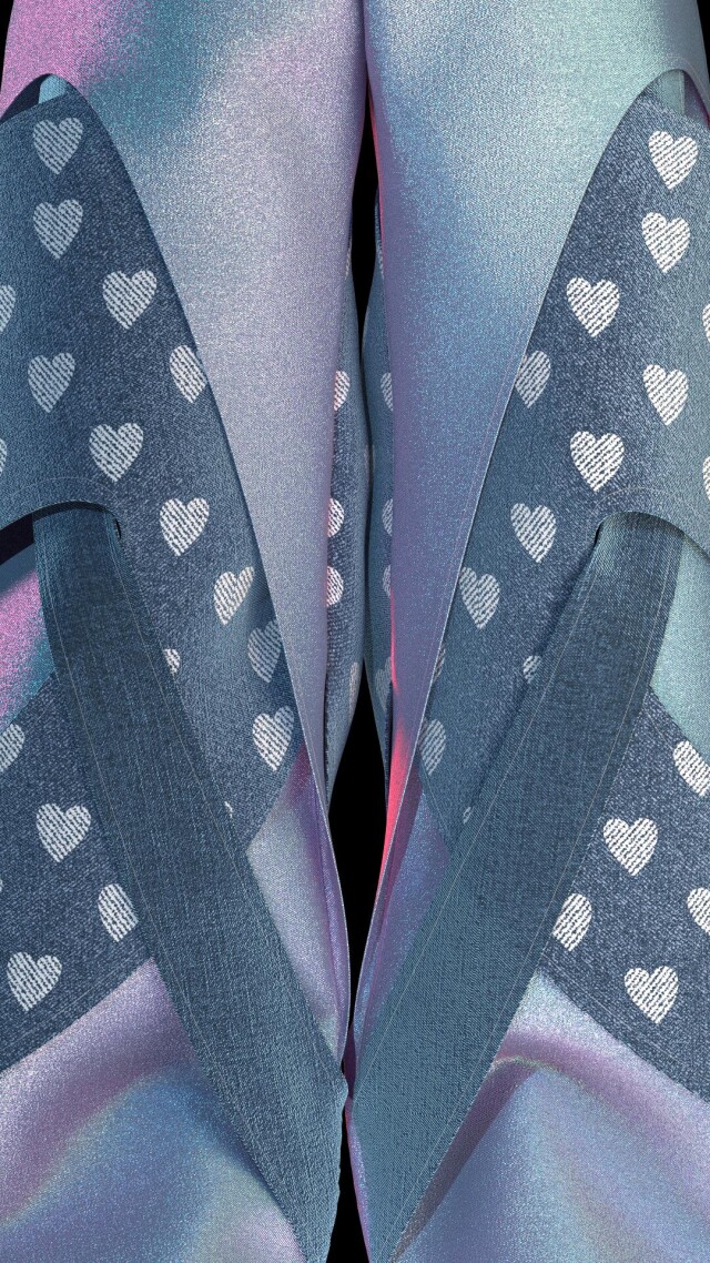 Самодельные джинсы Валентина на день всех влюблённ - CO:CREATE 4