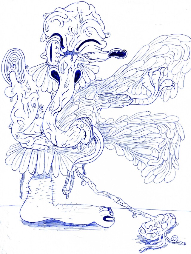 рисунки шариковой ручкой - CO:CREATE 3