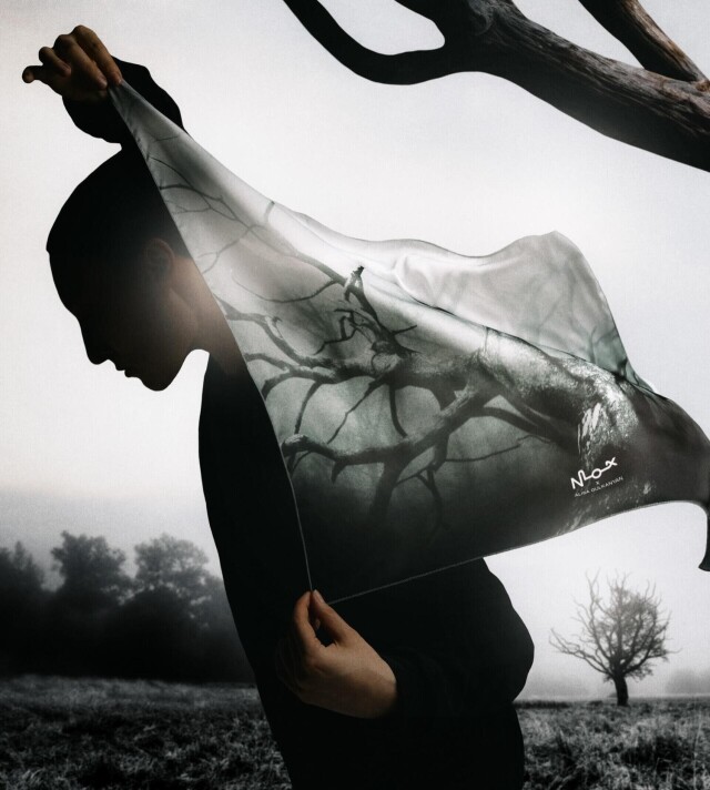 Шелковые платки с принтами - CO:CREATE