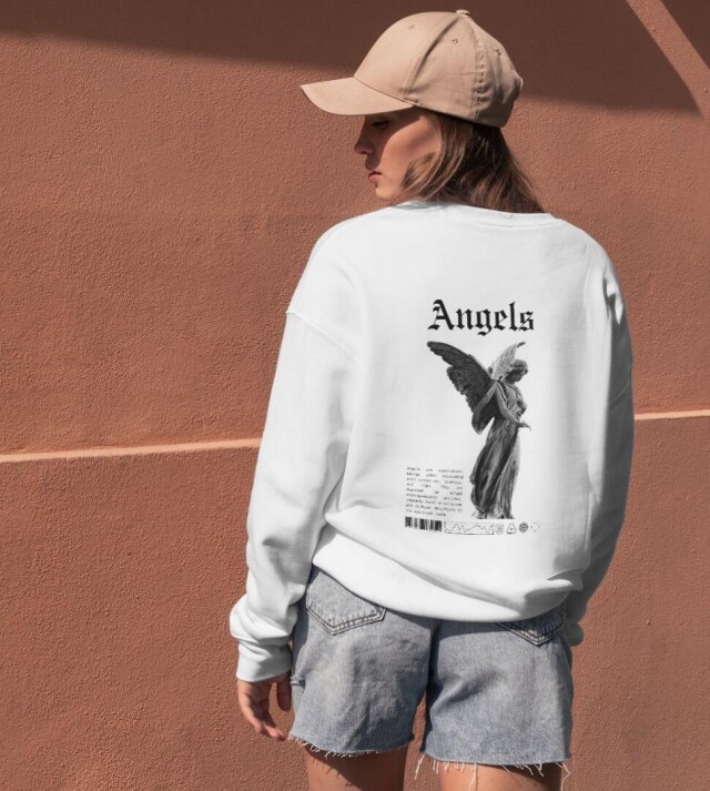 Дизайн свитшота Angel - CO:CREATE