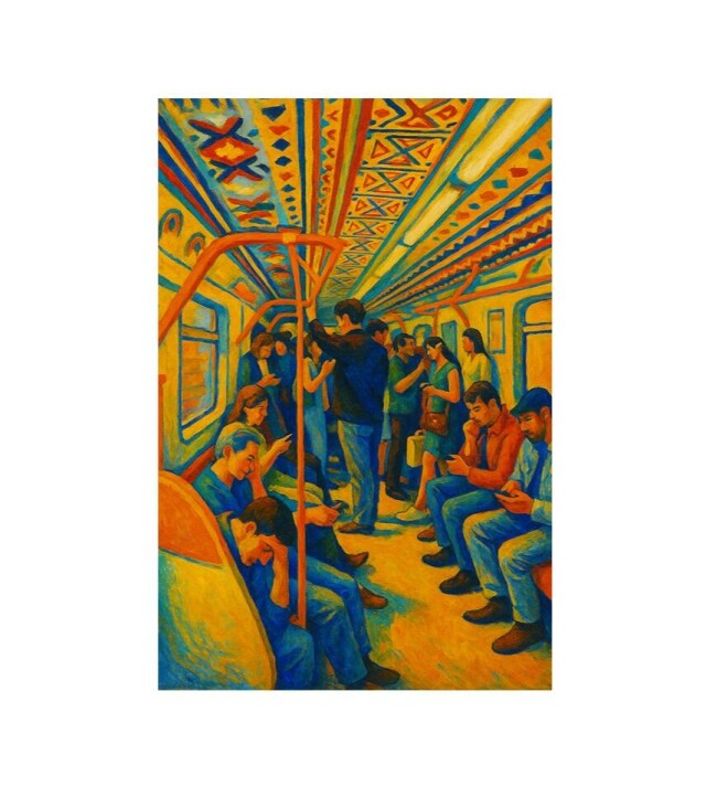 Метро в орнаментах Саряна - CO:CREATE