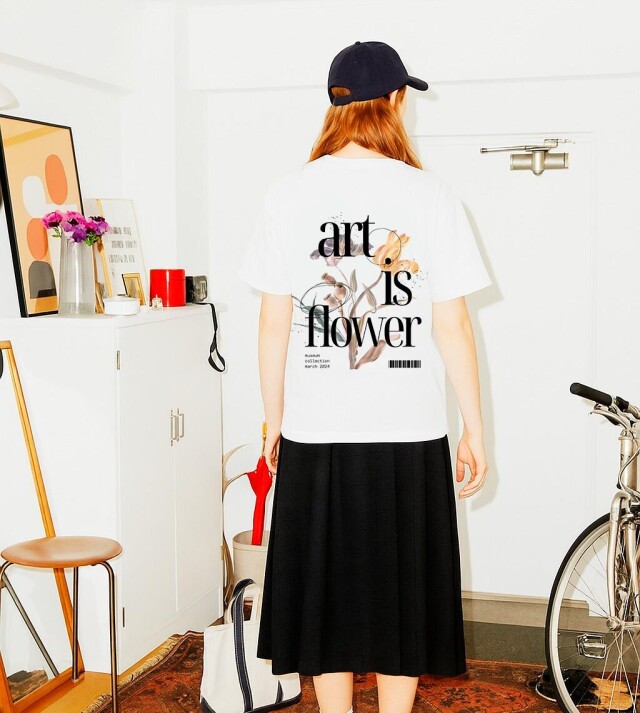 Дизайн футболки цветы - CO:CREATE