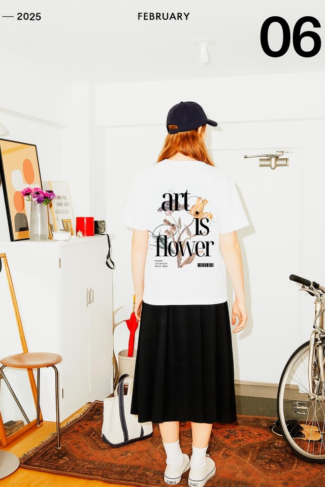 Дизайн футболки цветы - CO:CREATE 1