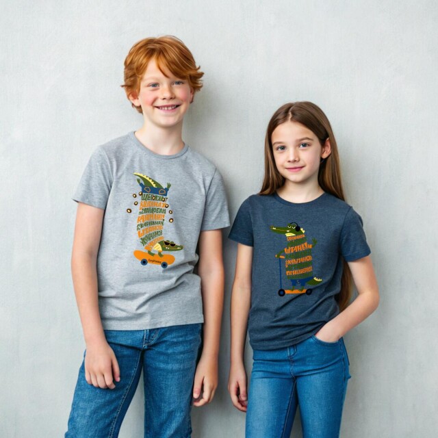 Принт со скороговоркой про кайманов в штанах - CO:CREATE 2