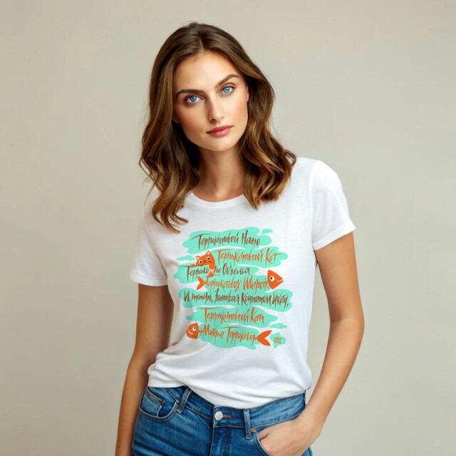 Принт со скороговоркой про терракотового кота - CO:CREATE 1