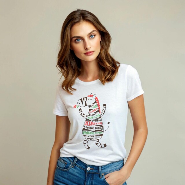 Принт со скороговоркой про жаб и жабры - CO:CREATE 4