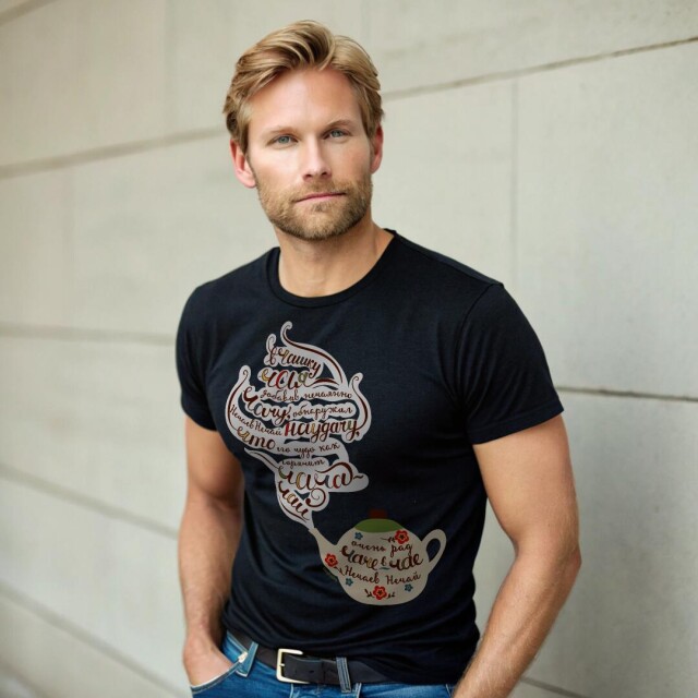 Принт со скороговоркой про чачу в чае - CO:CREATE 2