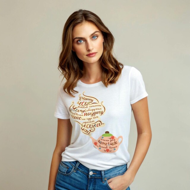 Принт со скороговоркой про чачу в чае - CO:CREATE 3