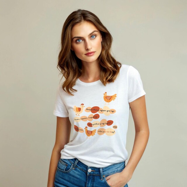 Принт со скороговоркой про курорт для кур - CO:CREATE 1