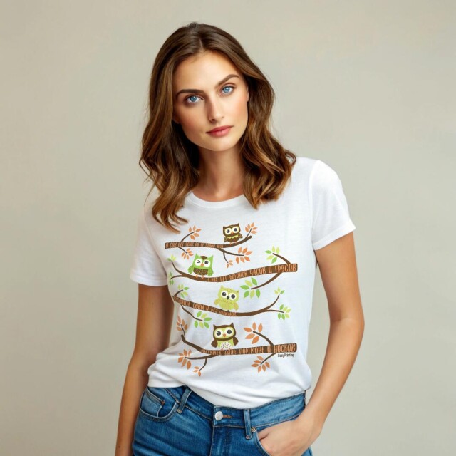 Принт со скороговоркой про сов без усов - CO:CREATE 1