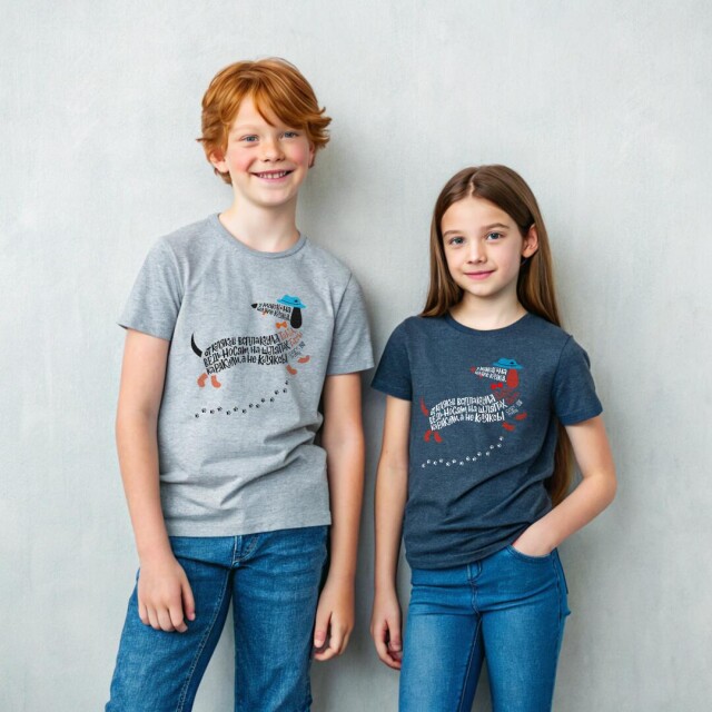 Принт со скороговоркой про таксу и кляксу - CO:CREATE 2