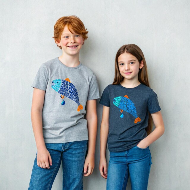 Принт со скороговоркой про рыбака и чебака - CO:CREATE 5