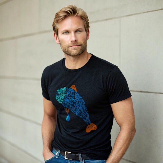 Принт со скороговоркой про рыбака и чебака - CO:CREATE 6