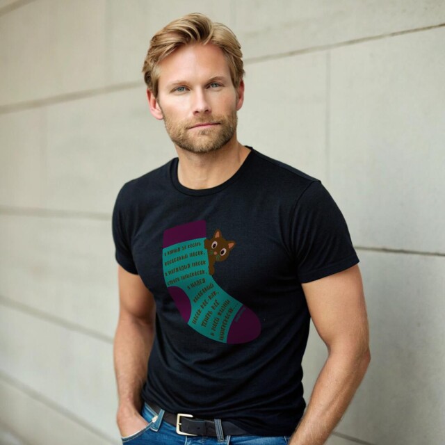 Принт со скороговоркой про кособокий носок - CO:CREATE 3