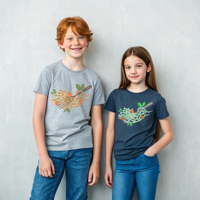 Принт со скороговоркой про Стёпу и спагетти - CO:CREATE 2