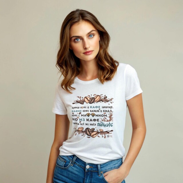 Принт со скороговоркой про Кафку и кофе - CO:CREATE 1