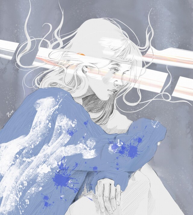 ДЕВУШКА В ГОЛУБОМ - CO:CREATE