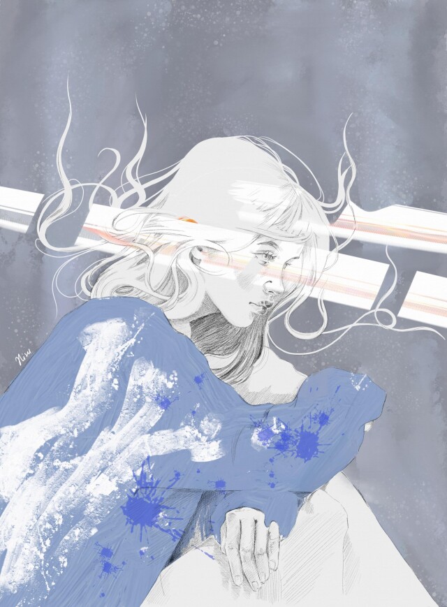 ДЕВУШКА В ГОЛУБОМ - CO:CREATE 1