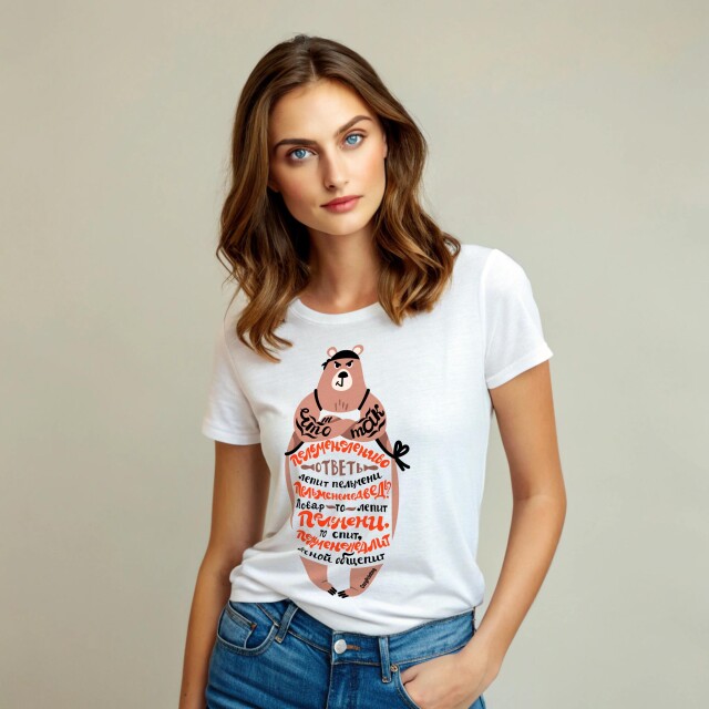 Принт со скороговоркой про пельменемедведя - CO:CREATE 6