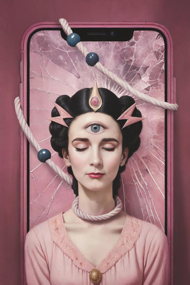 Автопортрет в розовых тонах - CO:CREATE 2