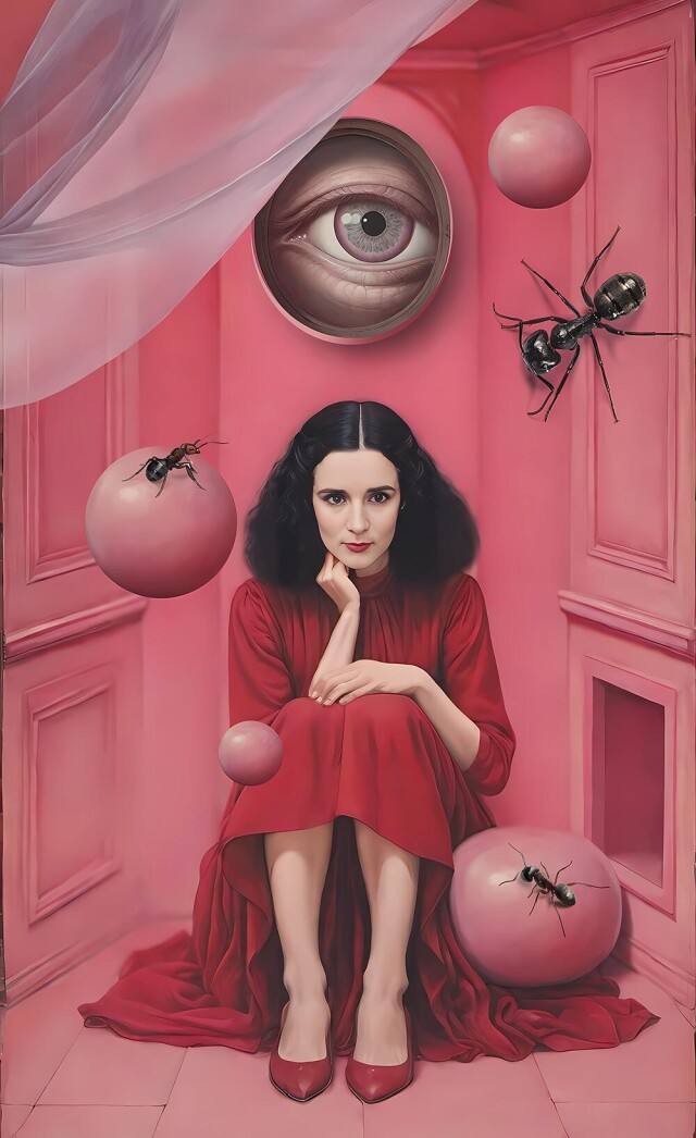 Автопортрет в розовых тонах - CO:CREATE 1