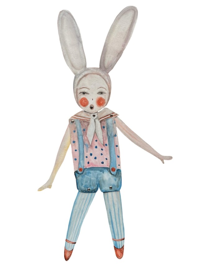Куколка большой зайчик - CO:CREATE