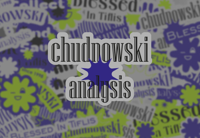 CHUDNOWSKI ANALYSIS мерч - CO:CREATE 6