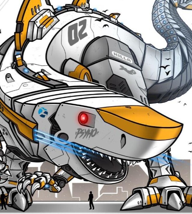 Робо-Дино-Акула - CO:CREATE