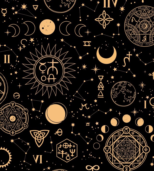 Космический эзотерический золотой узор - CO:CREATE