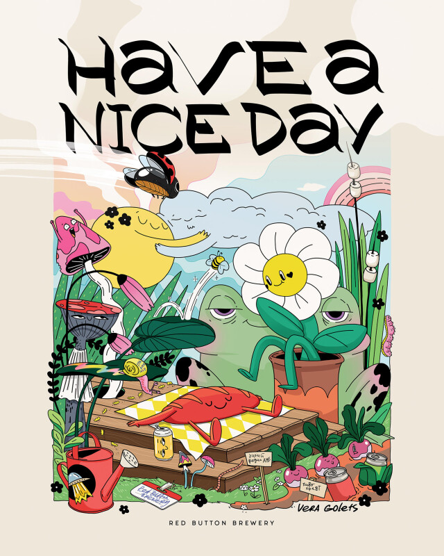 Постер для пивоварни Red Button - CO:CREATE 2