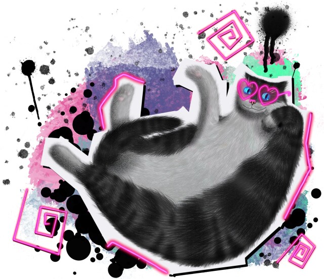 Весёлый толстый кот - CO:CREATE 1