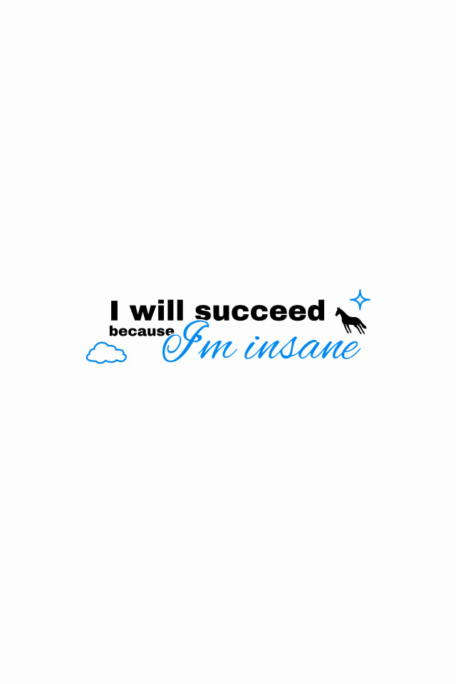 I will succeed because I'm insane - CO:CREATE 1