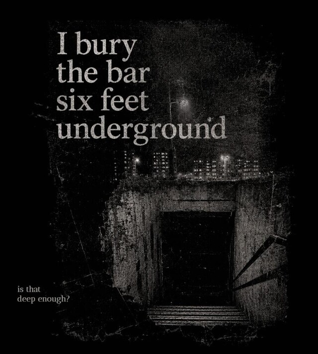 I bury the bar six feet underground - CO:CREATE