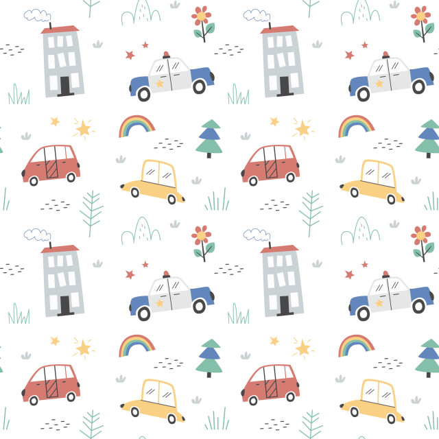 Funny cars seamless pattern - CO:CREATE 2