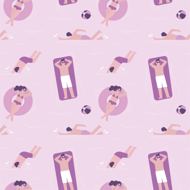 Summer seamless pattern - CO:CREATE 1