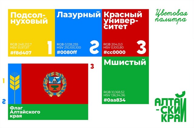 Проект айдентики Алтайского края - CO:CREATE 3