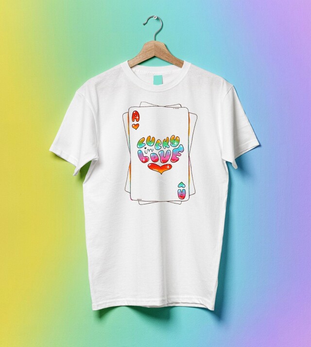 ФУТБОЛКА LUCKY IN LOVE - CO:CREATE