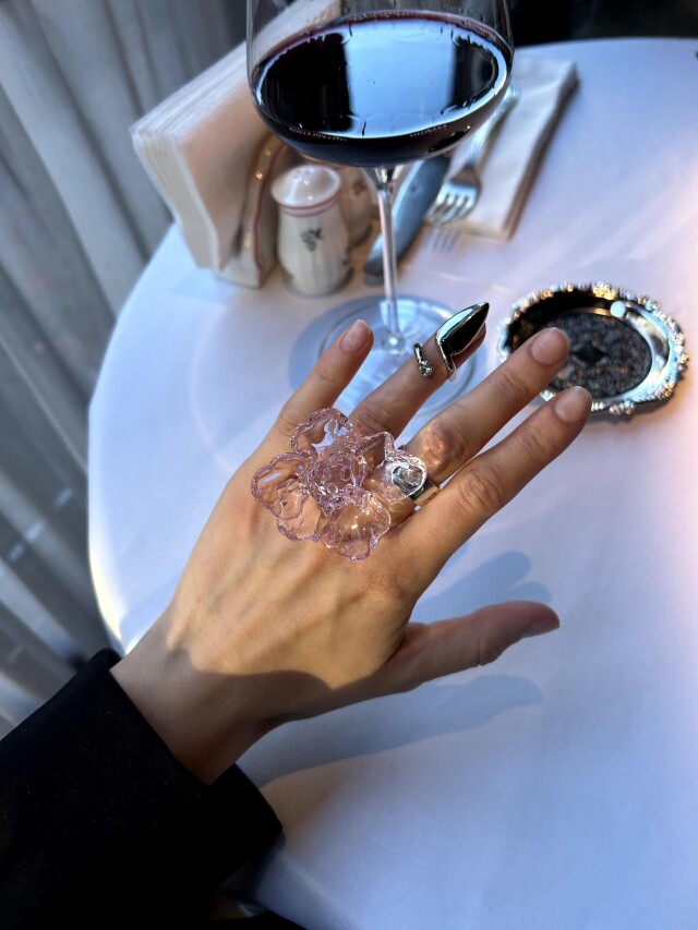 Pink Flower Ring - CO:CREATE 4